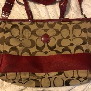 Coach diaper bag